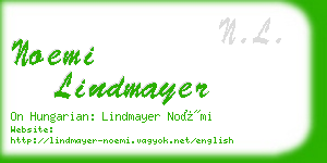 noemi lindmayer business card